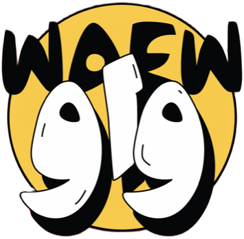 The WAEW logo: واو in hand-drawn bubble letters